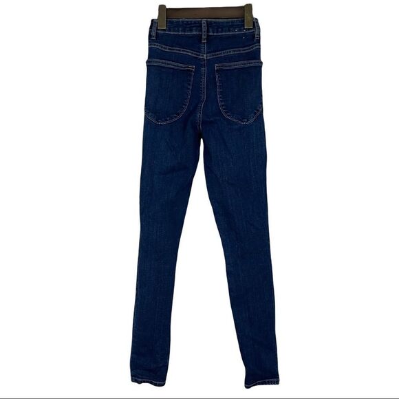 Garage Dark Wash High Rise Skinny Jeans Size 00 - Picture 2 of 2